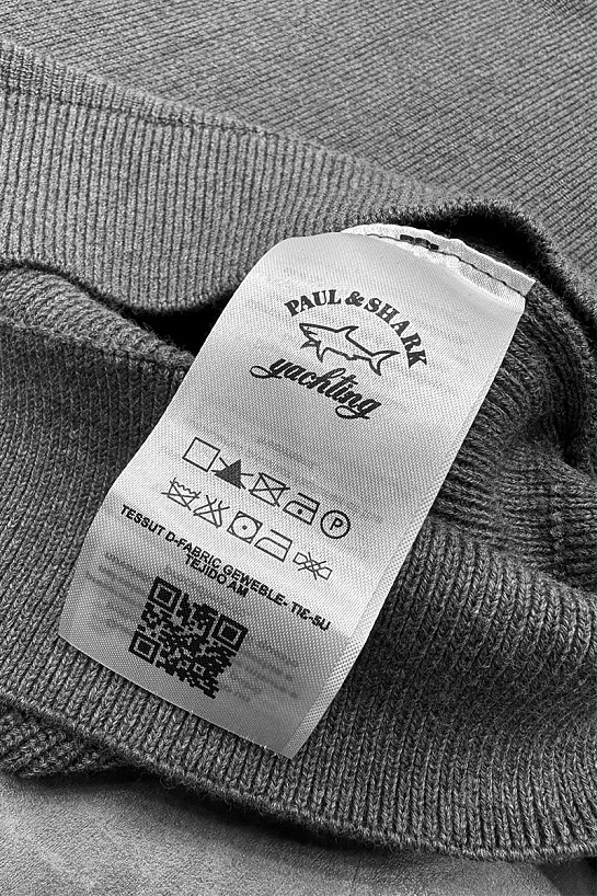 Мужской серый джемпер Paul & Shark zip-up