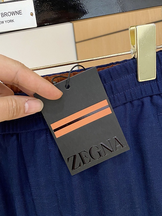 Шорты синего цвета Zegna premium