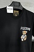 Мужская чёрная футболка Moschino Teddy Bear