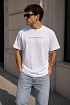 Оверсайз белая футболка Off-White Marker