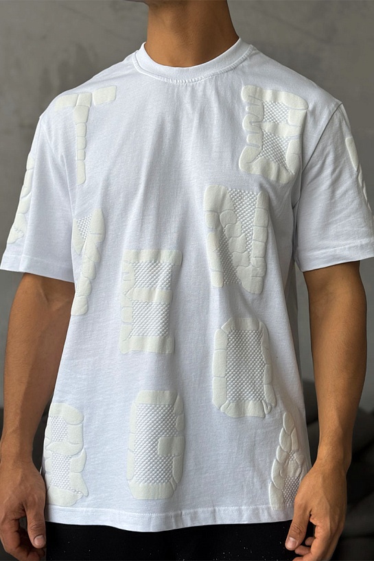 Белая оверсайз футболка Bottega Veneta