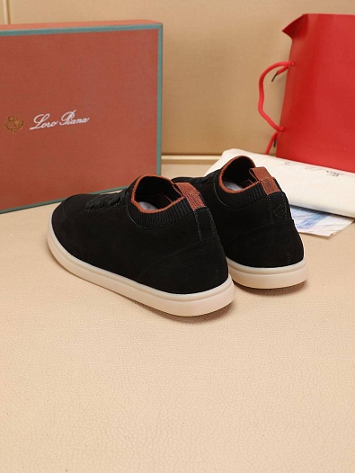 Мужские кроссовки Loro Piana Soho Walk - Black   