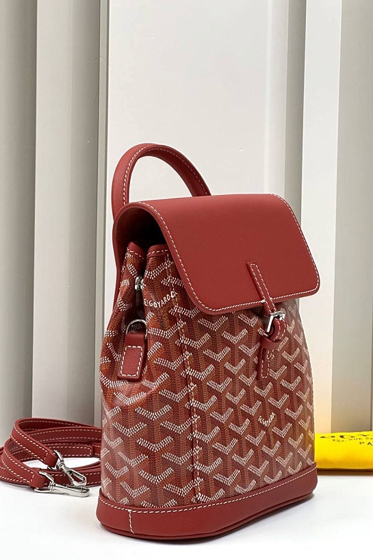 Женский рюкзак Goyard Alpin Mini Premium 23x19x9.5 см - Red