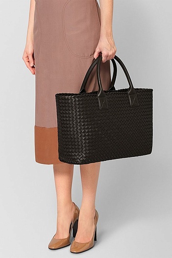 Сумка Bottega Veneta Cabat Intreccio 41x28 см   