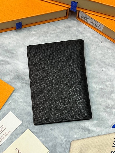 Кожаная обложка для паспорта Louis Vuitton Premium 10x14x2.5 см   