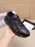 Кожаные кроссовки с мехом Premiata low-top - Black