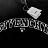 Чёрная футболка Givenchy College logo-embroidered