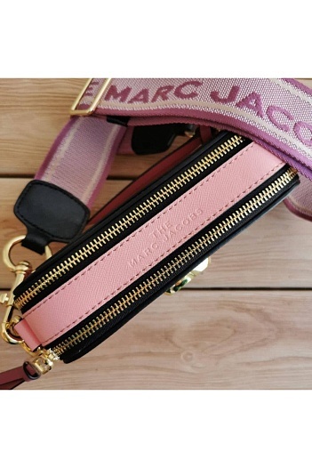Кожаная сумка Marc Jacobs 25x16 см - Crimson   