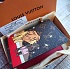 Кожаная обложка на паспорт Louis Vuitton Monogram 10х14 см