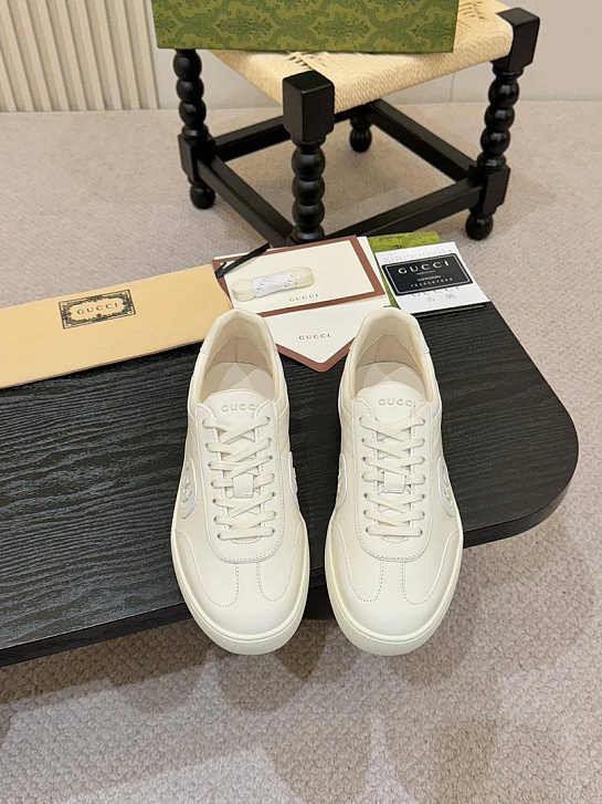 Мужские кроссовки Gucci G75 - White