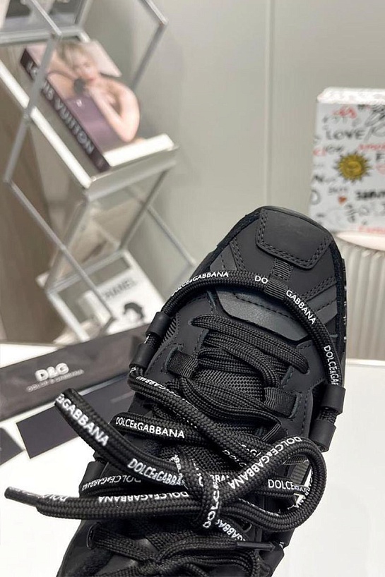 Комбинированные кроссовки Dolce & Gabbana Space - Black