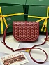 Кожаная сумка Goyard Belvedere Messenger PM premium 22x17x6 см