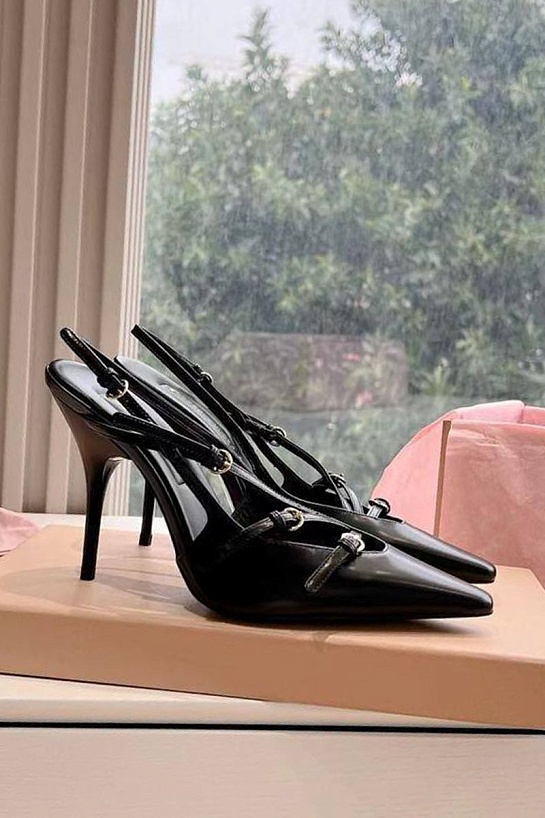 Женские туфли на каблуке MIU MIU premium