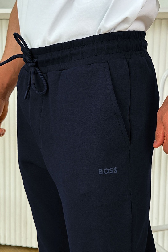 Спортивные штаны тёмно-синего цвета Hugo Boss