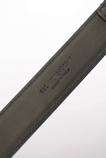 Кожаный ремень Yves Saint Laurent Cassandre (ширина 3 см, длина 80 / 85 см)   