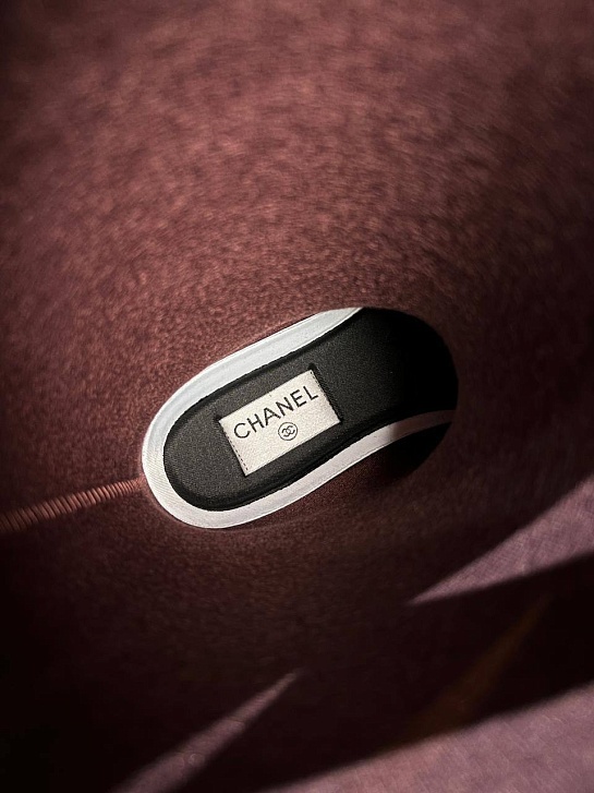 Женские резиновые сапоги Chanel чёрного цвета