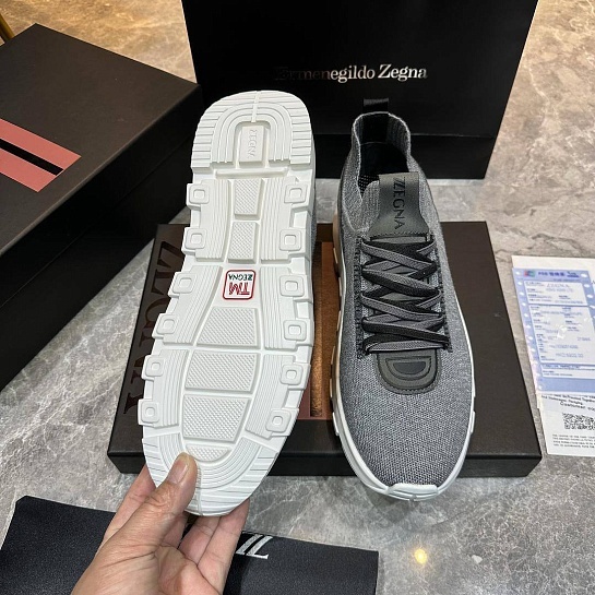 Мужские текстильные кроссовки Ermenegildo Zegna