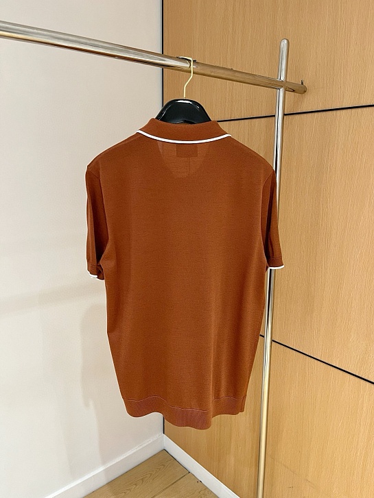 Мужское поло Kiton Premium - Brown