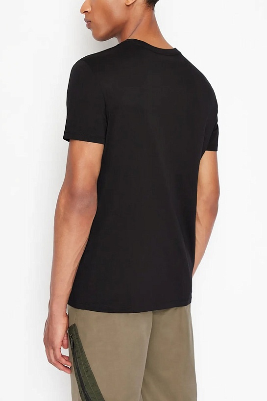 Футболка чёрного цвета Armani Exchange