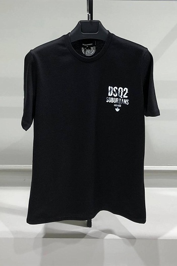 Футболка чёрного цвета Dsquared2 Suburbans   