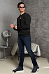 Мужской свитшот Hugo Boss Diragol - Black