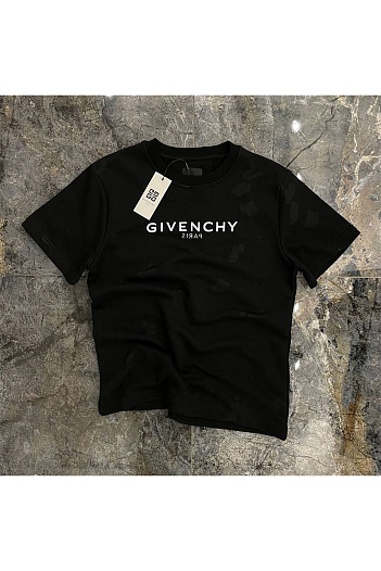 Оверсайз футболка Givenchy ripped - Black   