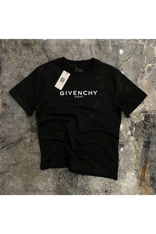 Оверсайз футболка Givenchy ripped - Black