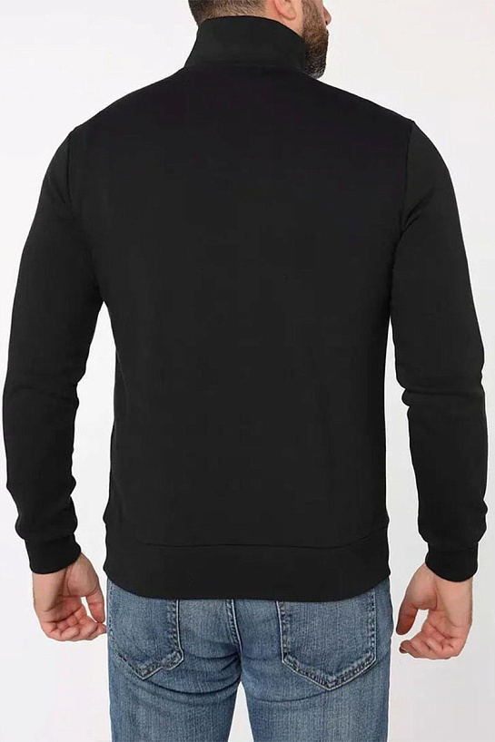 Мужской джемпер Armani Exchange zip-neck - Black