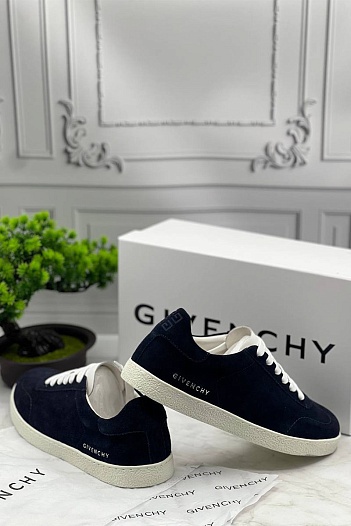 Мужские замшевые кроссовки Givenchy Town - Navy   