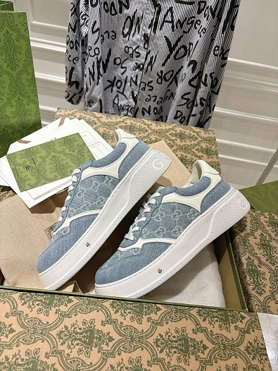 Женские кроссовки Gucci GG Interlocking   