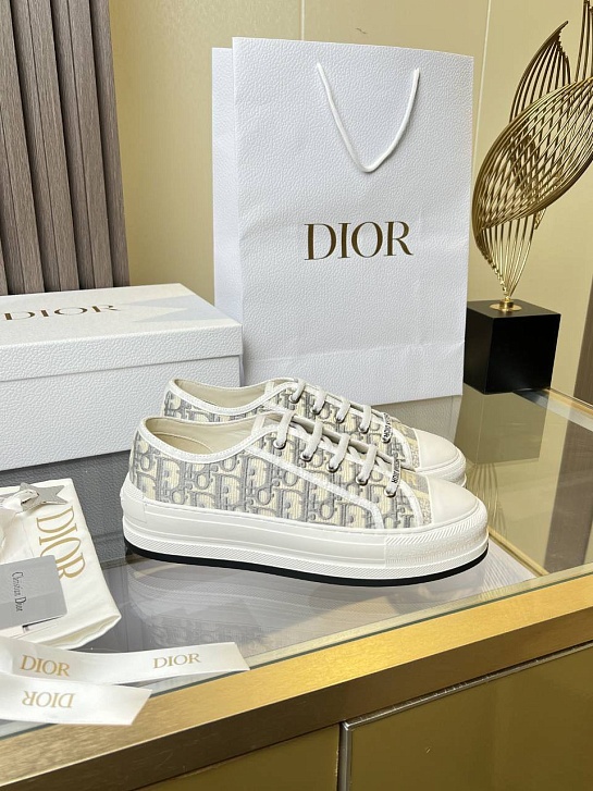 Женские кеды на платформе Dior Walk'n' premium