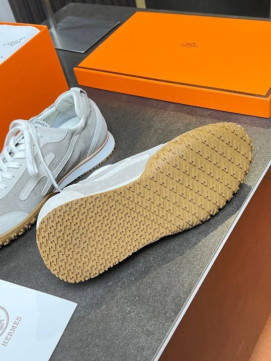 Женские комбинированные кроссовки Hermes Premium