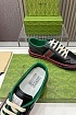 Мужские чёрные кроссовки Gucci GG Monogram
