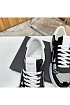 Кожаные кроссовки Valentino low-top - Black / White
