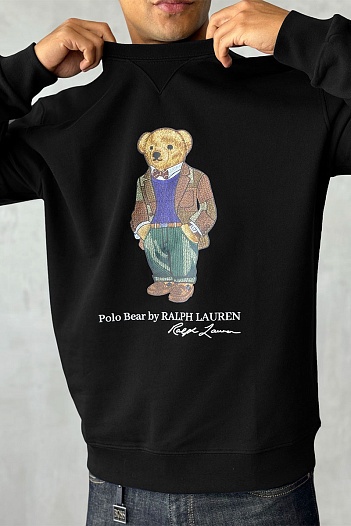 Чёрный свитшот Polo Ralph Lauren "Bear"   