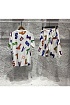 Брендовые мужские шорты Louis Vuitton белого цвета