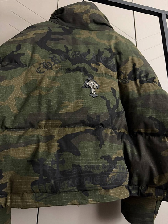 Женская пуховая куртка Chrome Hearts Military