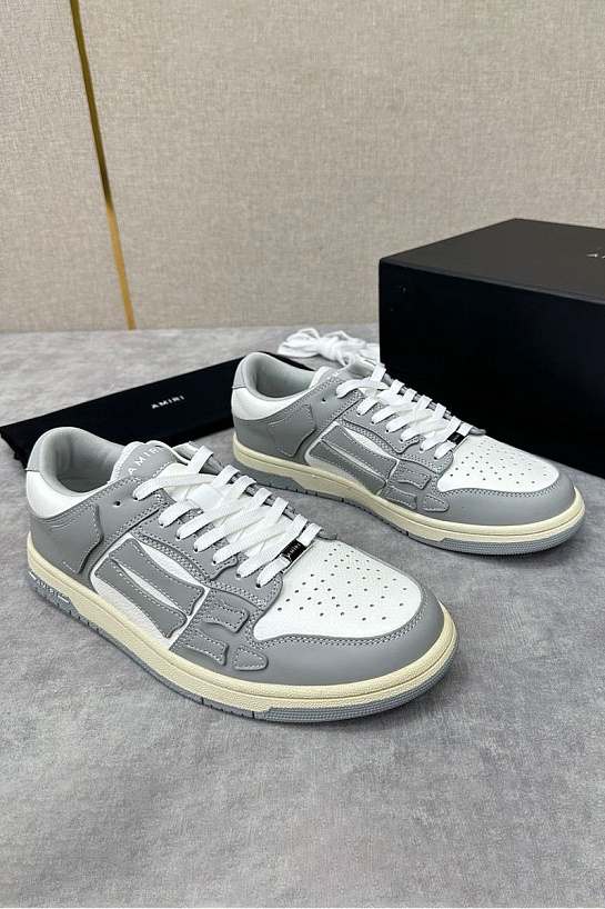 Кожаные кроссовки Amiri Skel low-top