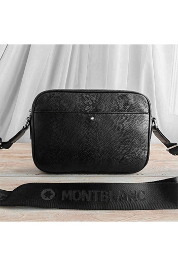 Кожаная сумка Montblanc messenger 22x15 см   