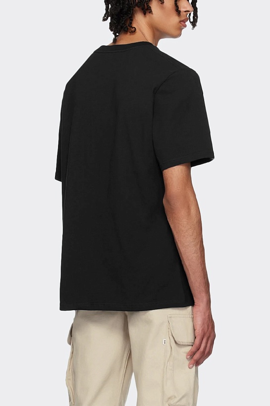 Чёрная футболка Salvatore Ferragamo Gancio-print