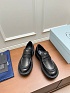 Женские кожаные лоферы Prada premium