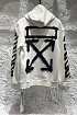 Мужское белое худи Off-White Spray Marker