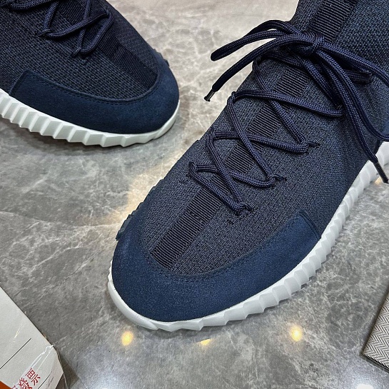 Текстильные кроссовки Hermes lift slip-on - Navy