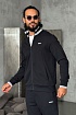 Кофта на молнии чёрного цвета Hugo Boss