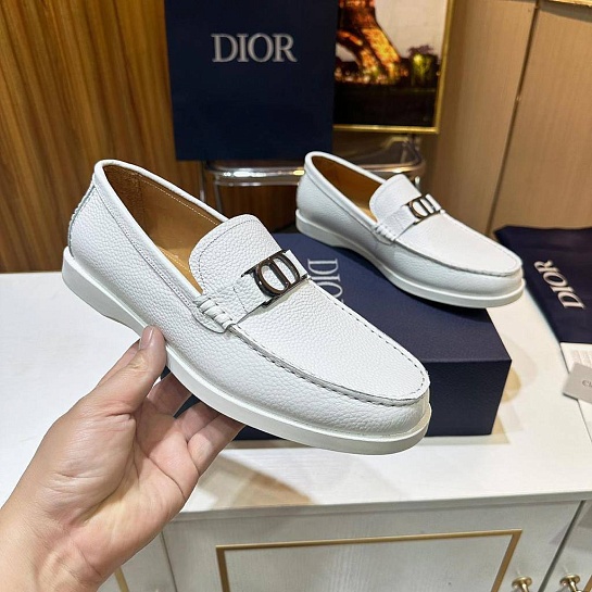 Мужские кожаные лоферы Dior