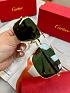 Солнцезащитные очки Cartier с зелёными линзами