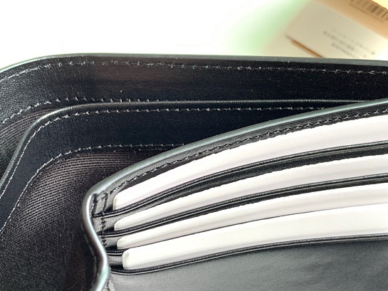 Кожаный кошелёк Burberry Premium 11x10 см