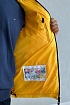 Утеплённая куртка Moncler Peuplier logo-patch - Yellow / Black