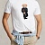 Мужская белая футболка Polo Ralph Lauren "Bear"