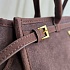 Замшевая сумка Prada Bonnie medium 32x14 см